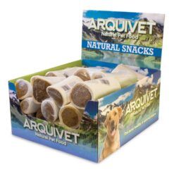 Hueso de ternera relleno de carne para perros marca Arquivet