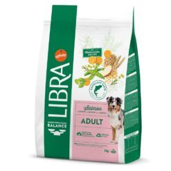 Pienso libra salmon perro adulto 3kg con receta mediterránea equilibrada.