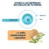 Ingredientes naturales y prebióticos en advance weight balance perros para una microbiota sana.