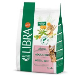 Saco de 3kg de libra adult mini salmon para perros de razas pequeñas.