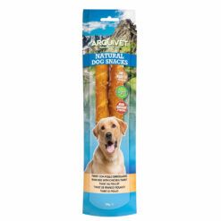 Paquete de snacks naturales Twist de Pollo para Perros Arquivet 100g (2 uds / 24 cm)