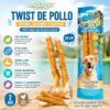 Twist de Pollo para Perros Arquivet 100g (2 uds / 24 cm) - Imagen 2