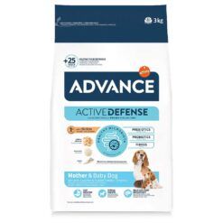 Saco de 3 kg de pienso Affinity Advance Active Defense para perros madre y cachorros de hasta 2 meses, con pollo como primer ingrediente.