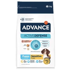 Bolsa de Advance Sensitive Puppy Care formato 3 kg