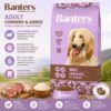 Infografía de los beneficios del Pienso Banters Adult Cordero y Arroz para Perros adultos