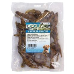 Bolsa de patas de pollo deshidratadas Arquivet 250g para perros