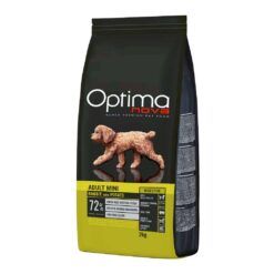 SSaco de Pienso Optima Nova Conejo y Patata, fórmula grain free para perros mini con digestión sensible.