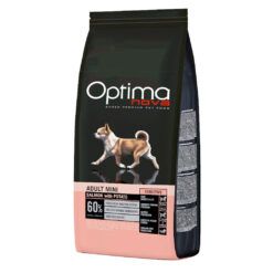 Saco de pienso Optima Nova Adult Mini con Salmón Grain Free para perros