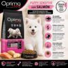 Información nutricional del saco de pienso Optima Nova Puppy Sensitive Salmón y Patata