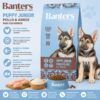 Infografía de Pienso Banters Puppy Pollo y Arroz para cachorros.