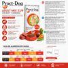 Información nutricional e ingredientes del saco de pienso Proct Dog Adult Mix 20 kg