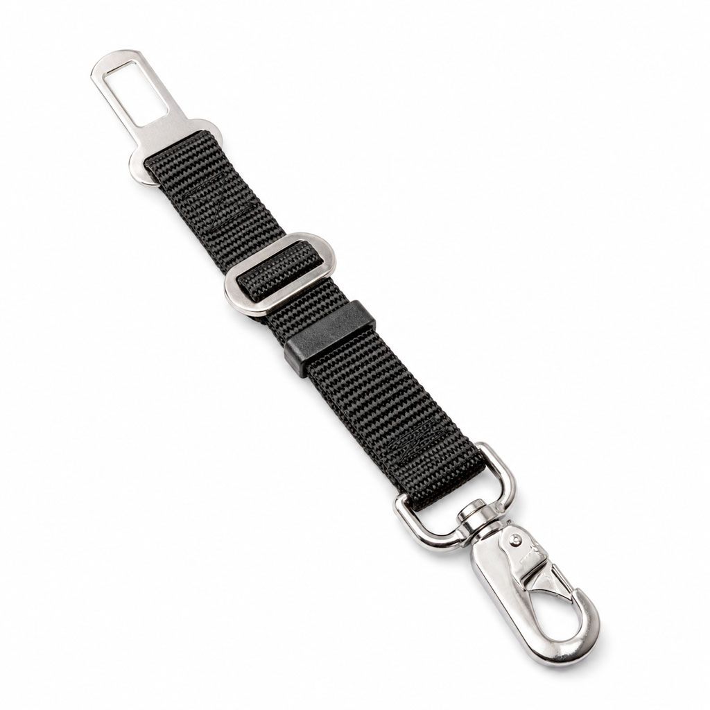 Cinturón de seguridad ajustable Arquivet para perros en color negro