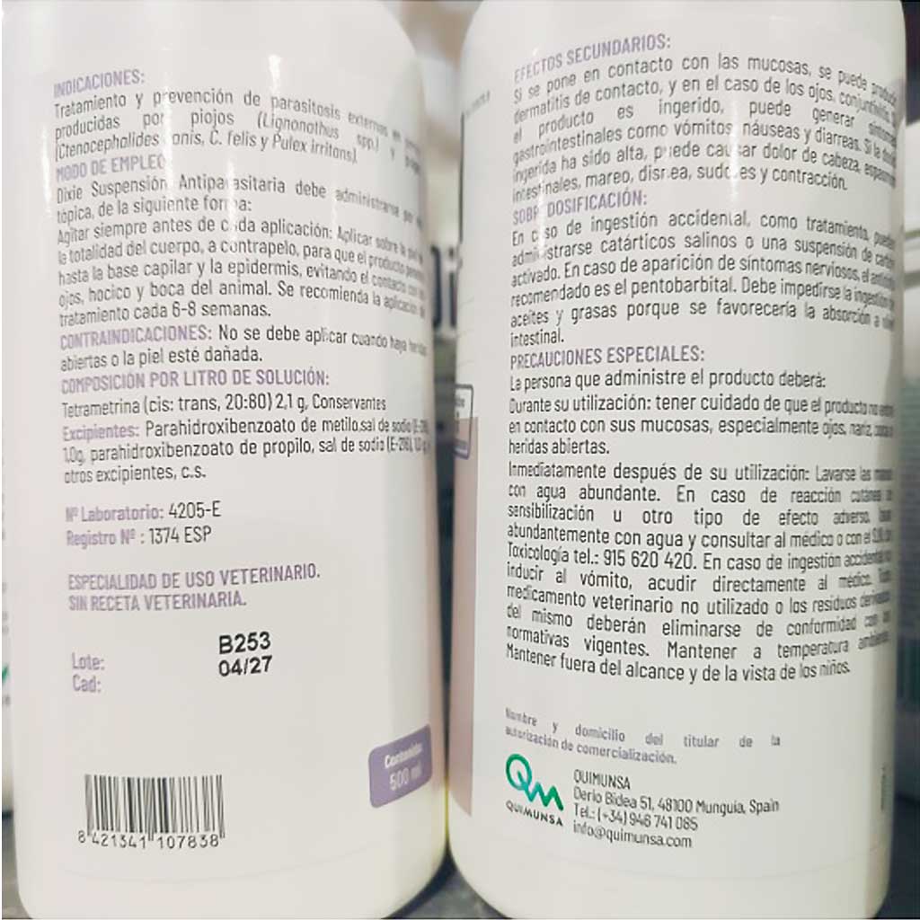 Diptron Spray Antiparasitario para Perros 500 ml - Imagen 2