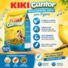 Reforzador del canto para pájaros KIKI Cantor con germen de trigo, miel y semillas seleccionadas