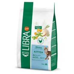 Saco de pienso Libra Kitten Pollo para gatitos en fase de crecimiento de 1,5kg.