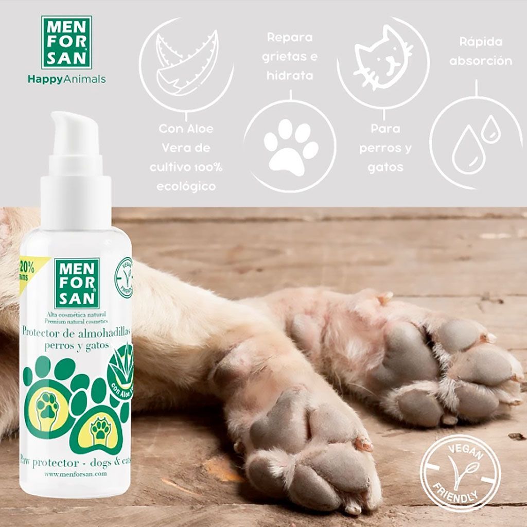 Gel Protectora para Almohadillas de Perros y Gatos Menforsan - Imagen 2