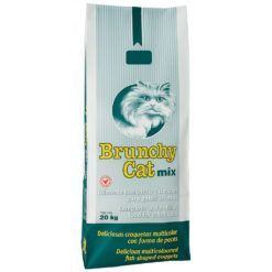 Envase de pienso Visan Brunchy Mix de carne y pescado para gatos adultos
