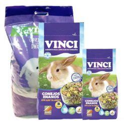 Pienso Conejo Enano Vinci 3 formatos en un imagen
