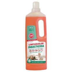 Fregasuelo Insecticida Menforsan en formato de 1Litro. Efectivo para eliminar pulgas y garrapatas.