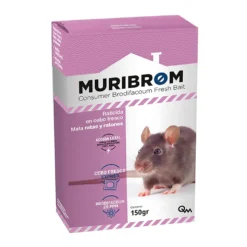 Raticida Muribrom Cebo Fresco para Ratas 150g