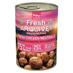 Albóndigas con Pollo para Perros Arquivet lata de 400gr