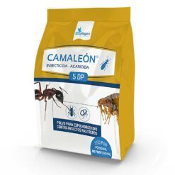 Imagen del envase de Bioplagen Camaleon Insecticida 5 DP en primer plano