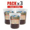 Pack de 3 botes de barritas de ternera para perros Arquivet Tender Meat Sticks 3x500g