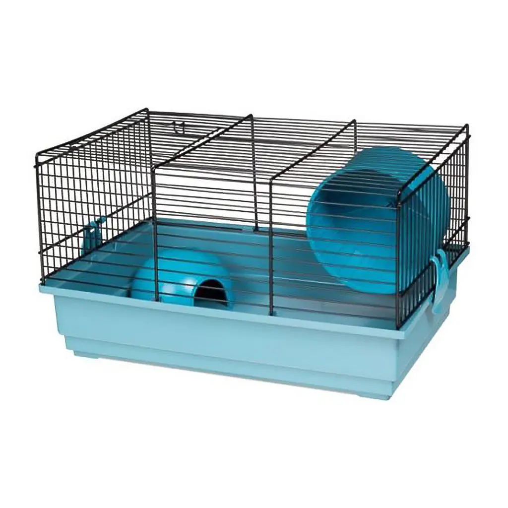Jaula Hamster Voltrega 913 Negro y Azul