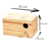 Nido de Agaponis de Madera con Reposador - Imagen 2