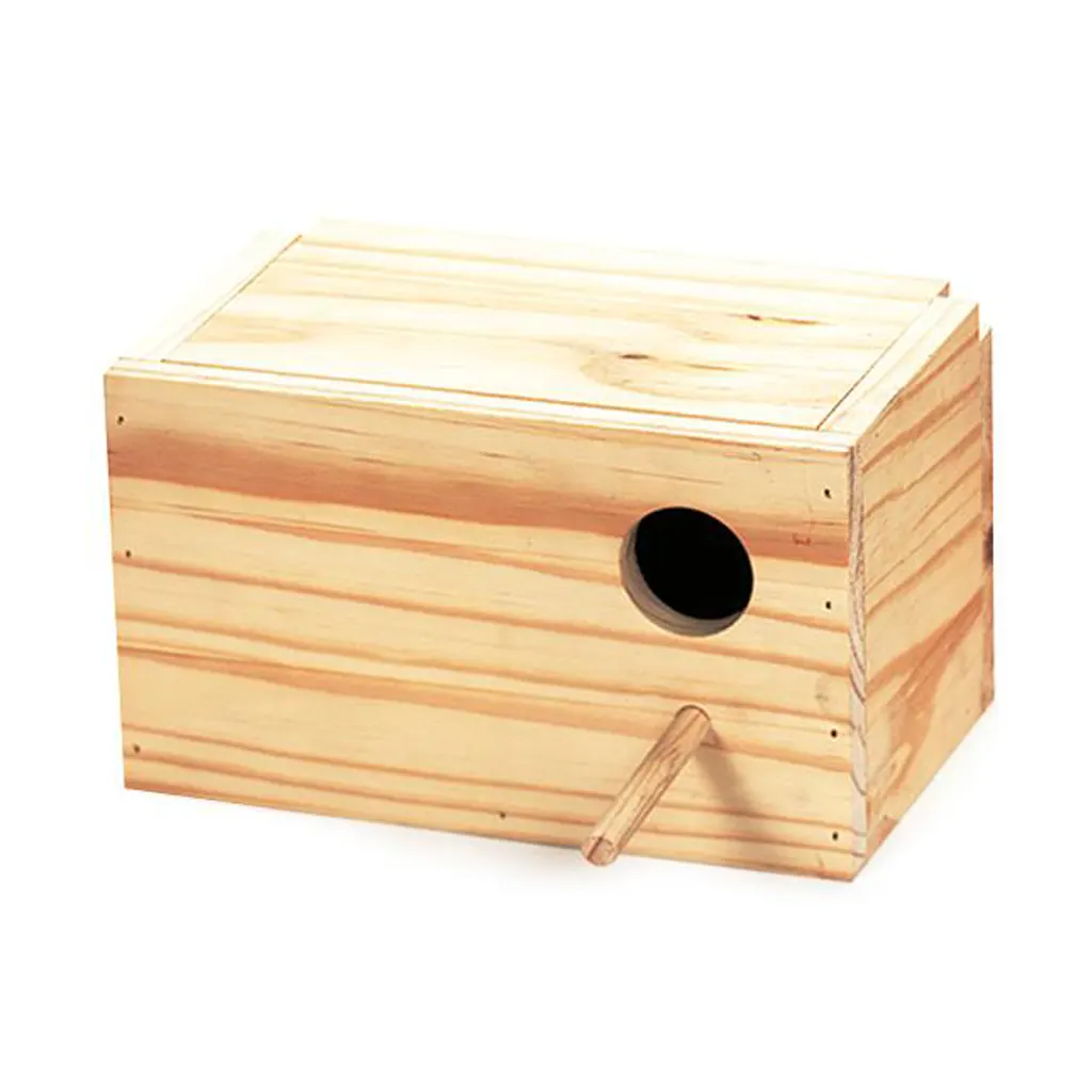 Nido de agaponis de madera con Reposador arquivet