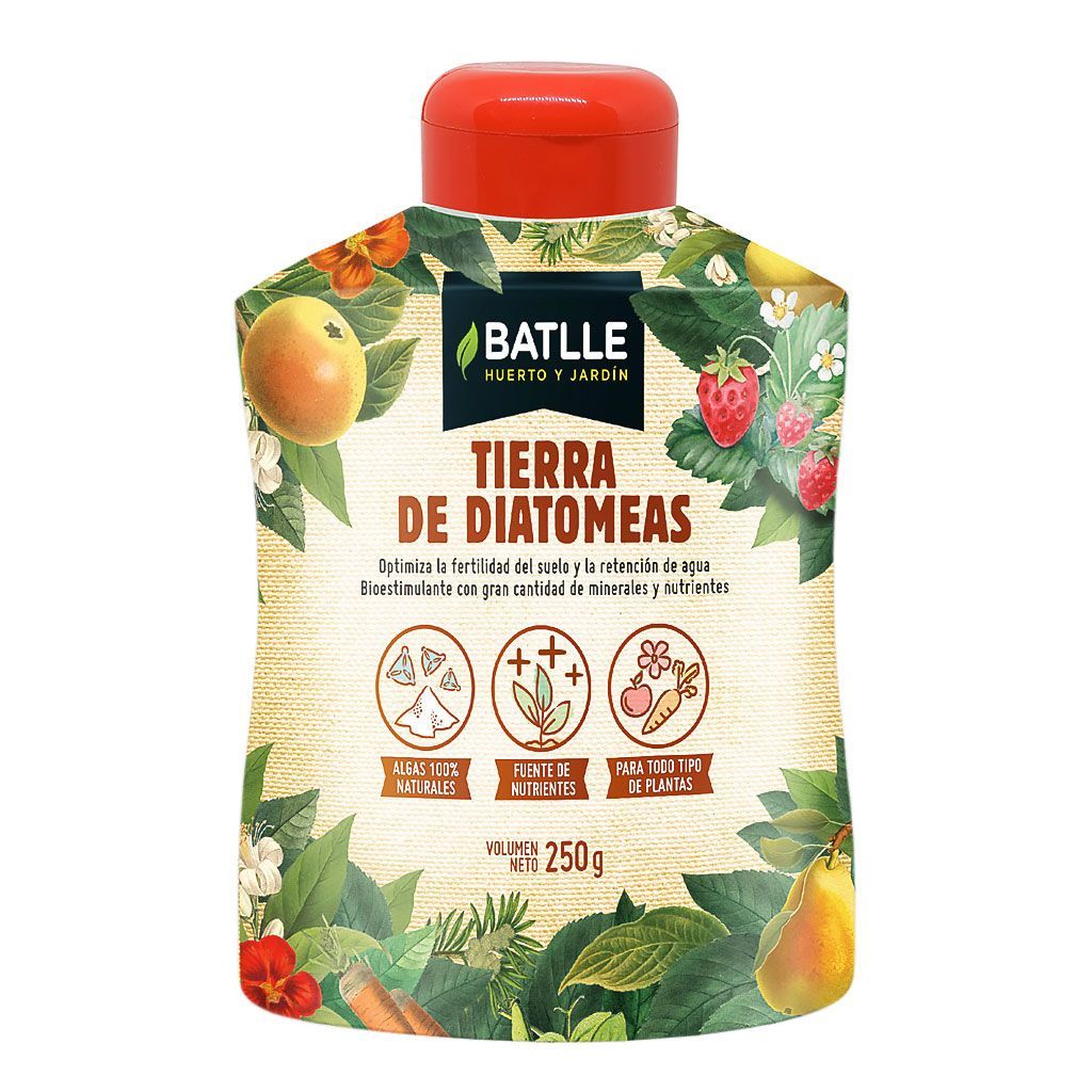 Botella de Tierra de Diatomea Eco Talquera con 250g