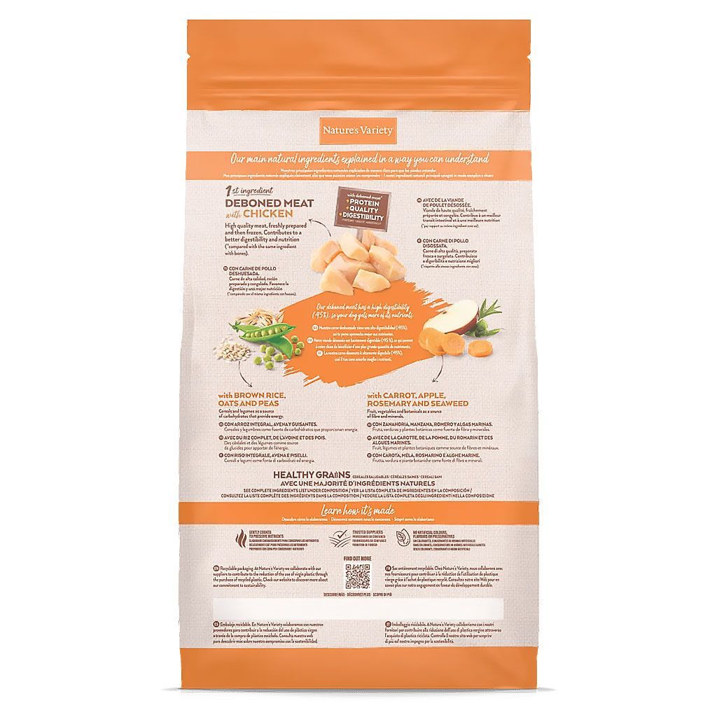 Nature's Variety Healthy Grain Medium Maxi Pollo 3kg - Imagen 4