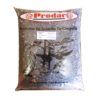 Bolsa de 2,5 kg de pipas negras para pájaros de la marca Prodac, con ilustraciones de aves y etiqueta de productos para animales de compañía.