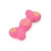 Juguete látex para perros Arquivet hueso rosa 13 cm resistente y divertido