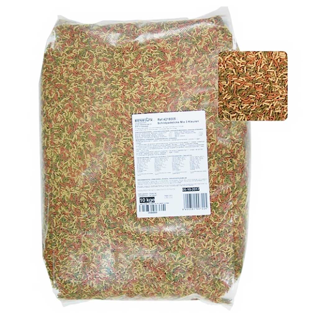 Sticks para Tortugas y Reptiles 10kg – Nutrición Premium en saco de 10kg