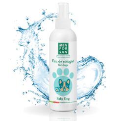 Agua de colonia para perros Menforsan Baby Dog 125ml con aroma a bebe