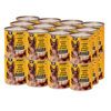 Pack de 24 latas de alimento húmedo para perro Rokus con pollo, la opción más completa y económica para tu mascota.