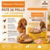 Detalle, beneficios y composición del paté monoproteico de pollo Nature's Variety