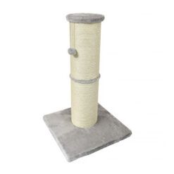 Imagen del producto completo árbol rascador para gatos XXL con poste de sisal, base de felpa y pompón de juego.