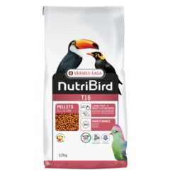 Saco de 10kg de NutriBird T16, el alimento para tucan y aves frugívoras con fórmula de mantenimiento.