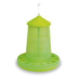 Comedero tipo tolva de plástico color pistacho para aves 16 kg Gaun