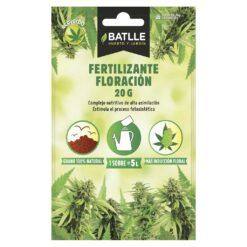 Sobre de Fertilizante Floración Batlle 20g para 5 litros con guano natural