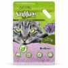 Saco de arena tofu para gatos Sanimiaou de 6 litros con agradable aroma a lavanda.