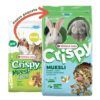 Comparativa de la transición de diseño de empaque antiguo al nuevo de Crispy Muesli Rabbits.