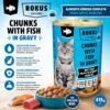 Rokus Comida Húmeda para Gatos con Pescado en Salsa 415g - Imagen 2