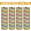 Lote de latas Arquivet Mini Fillets Delicacy para gatos con 6 recetas variadas