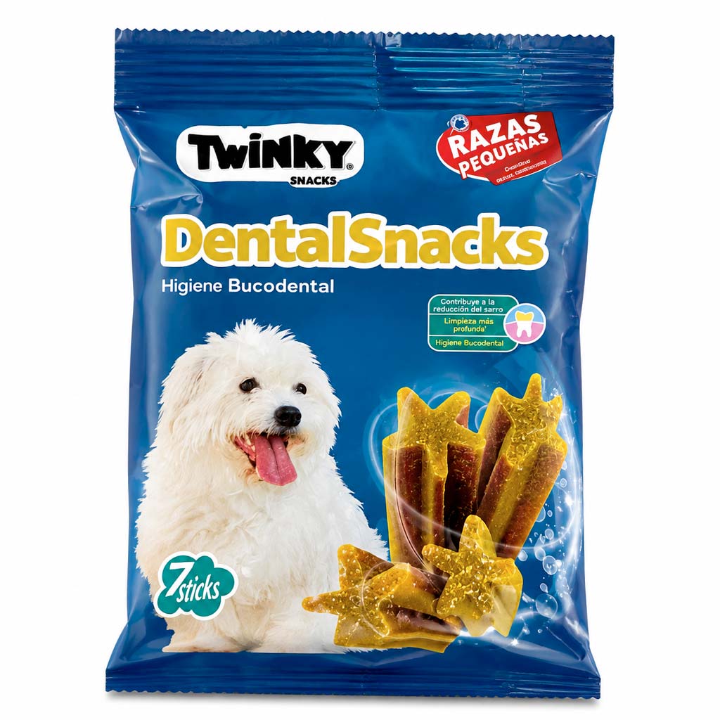 Bolsa de snacks dentales para perros razas pequeñasTwinky San Dimas 110g p