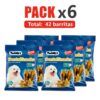 Pack de 6 bolsas de TWINKY Dental Snacks para Perros Razas Pequeñas
