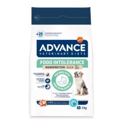 Pienso Advance Veterinary Diets Food Intolerance Duck saco 3kg