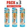 Pack de 3 bolsitas de Twist de Pollo para Perros Arquivet 3x100g